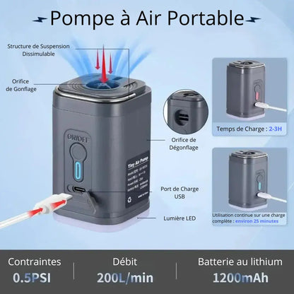 Mini pompe à air électrique YourTechShop